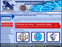 Tablet Screenshot of horoscopocapricornio.com