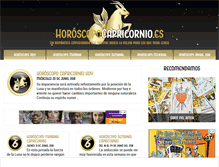Tablet Screenshot of horoscopocapricornio.es